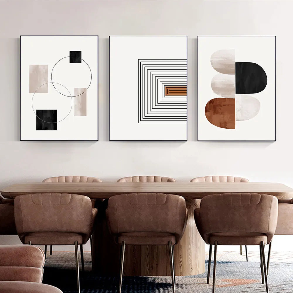 Branco preto linha arte lona impressões, geometria abstrata parede arte, cartazes decorativos para sala de estar, Nordic quarto decoração fotos
