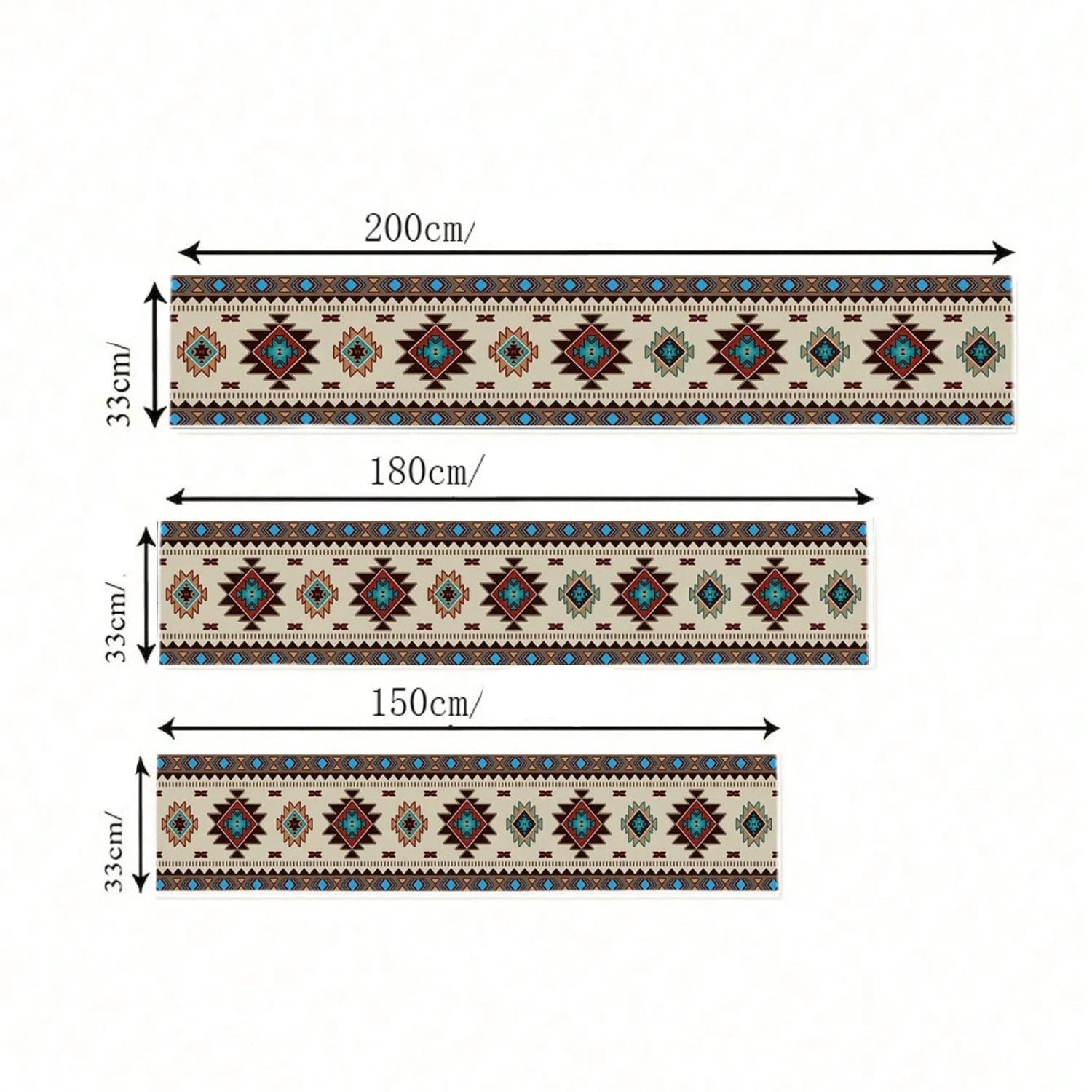 Boho americano estilo indiano corredores de mesa de linho cômoda cachecóis decoração de mesa reutilizável cozinha mesa de jantar corredores decoração de festa