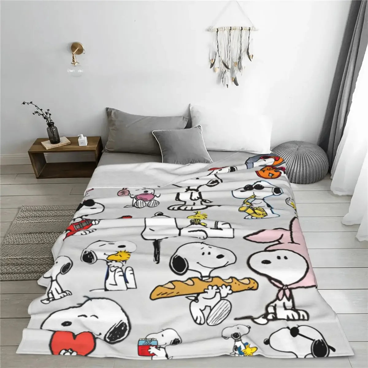 Cobertor Decorativo Snoopy — Aconchego e Estilo para Seu Lar