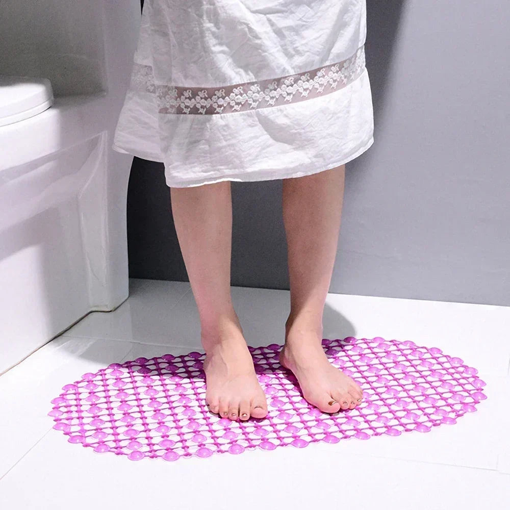 Novo agregado familiar antiderrapante tapete de banheiro banho massagem ventosa banheira com ventosa tapete do banheiro suprimentos