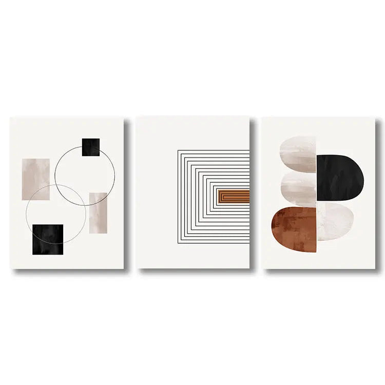 Branco preto linha arte lona impressões, geometria abstrata parede arte, cartazes decorativos para sala de estar, Nordic quarto decoração fotos