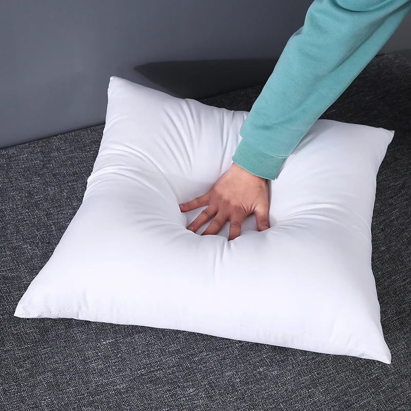 Almofada para casa, enchimento interno, branco, decorativo, núcleo de travesseiro para sofá, carro, escritório, inserção de almofada macia, 45x45, 14/16/18/20/22/24 tamanhos