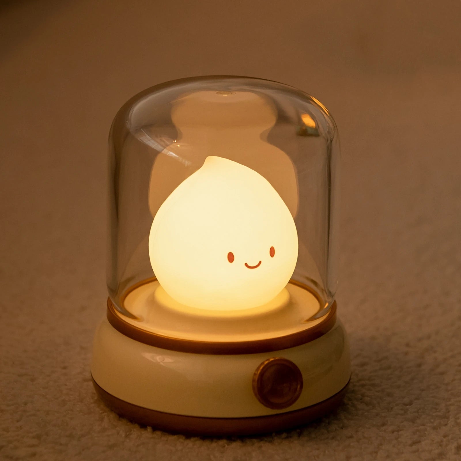 Mini Desktop LED Night Lamp, Bonito, Criativo, USB Recarregável, Portátil, Desenhos Animados, Abajur para Coffee Bar, Home Decor, Quarto de Hotel