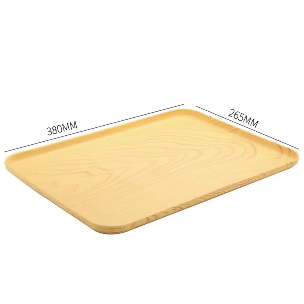 Bandeja de plástico nórdica pp para paletes, bandeja retangular para alimentos e pão, armazenamento doméstico, suprimentos de cozinha, bandeja de serviço de hotel, sobremesa