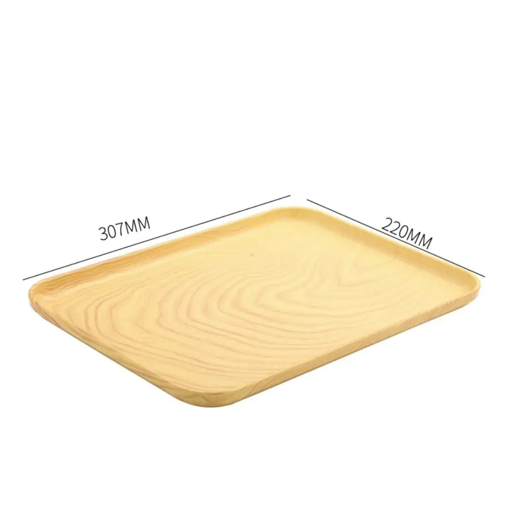 Bandeja de plástico nórdica pp para paletes, bandeja retangular para alimentos e pão, armazenamento doméstico, suprimentos de cozinha, bandeja de serviço de hotel, sobremesa