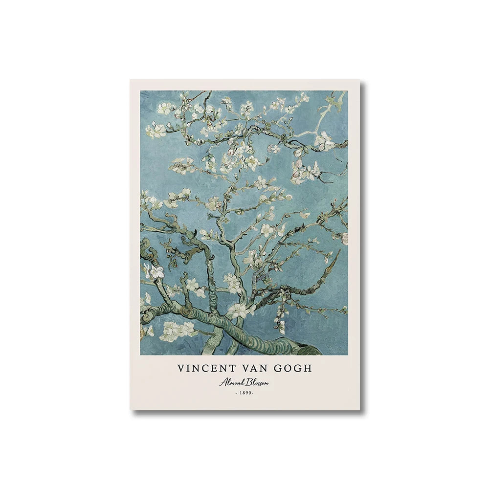 Vincent van gogh escritos impressões e cartazes grande trabalho a noite estrelada pintura em tela decorações para sala de estar arte da parede