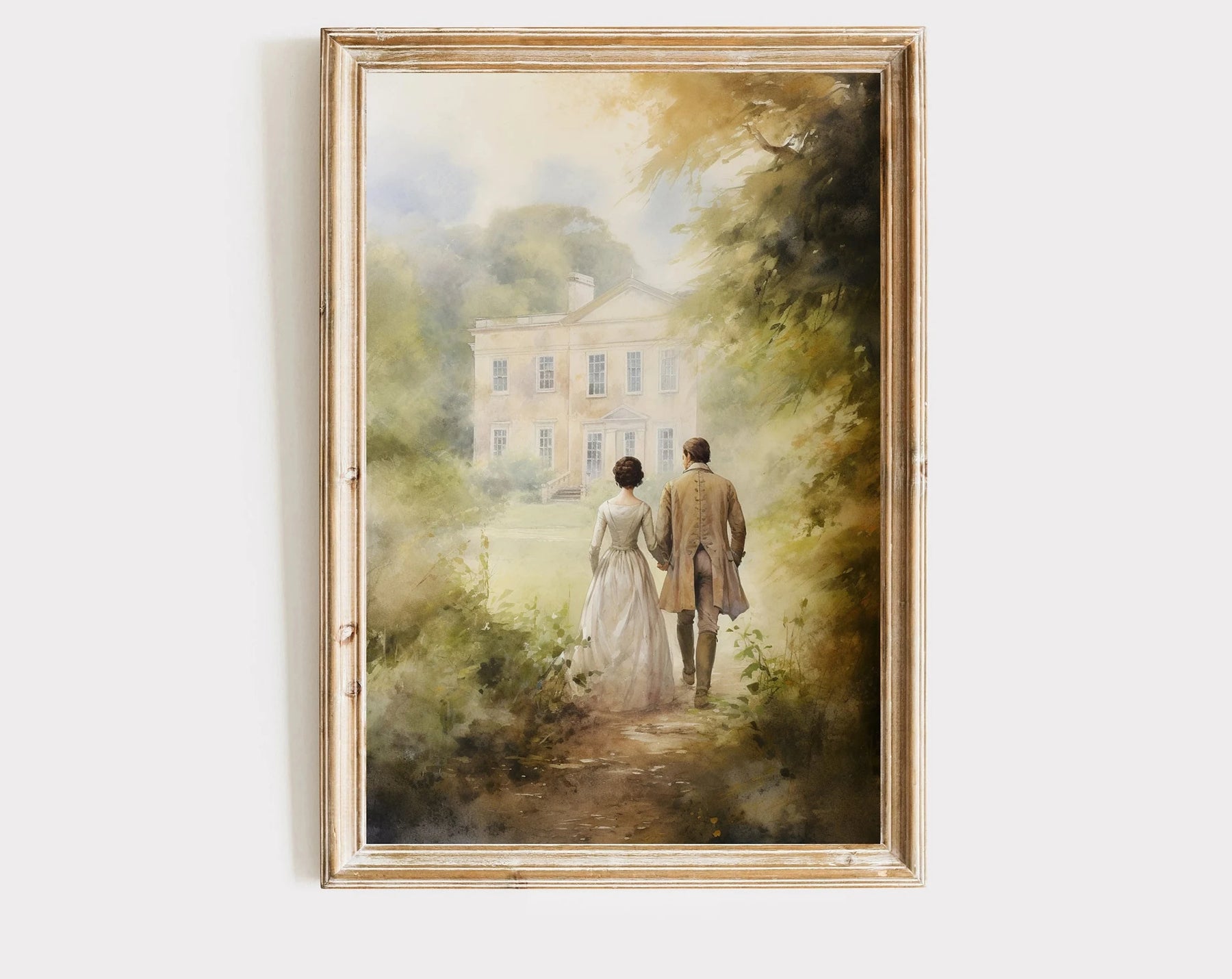 Orgulho e preconceito arte de parede impressão em tela pintura a óleo elizabethennet e mr darcy cottagecore cartazes decoração de casa