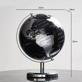 Arte criativa de globo giratório de metal, adequada para crianças, educação em sala de aula, aprendizagem, sala de estar, escritório, decoração de mesa