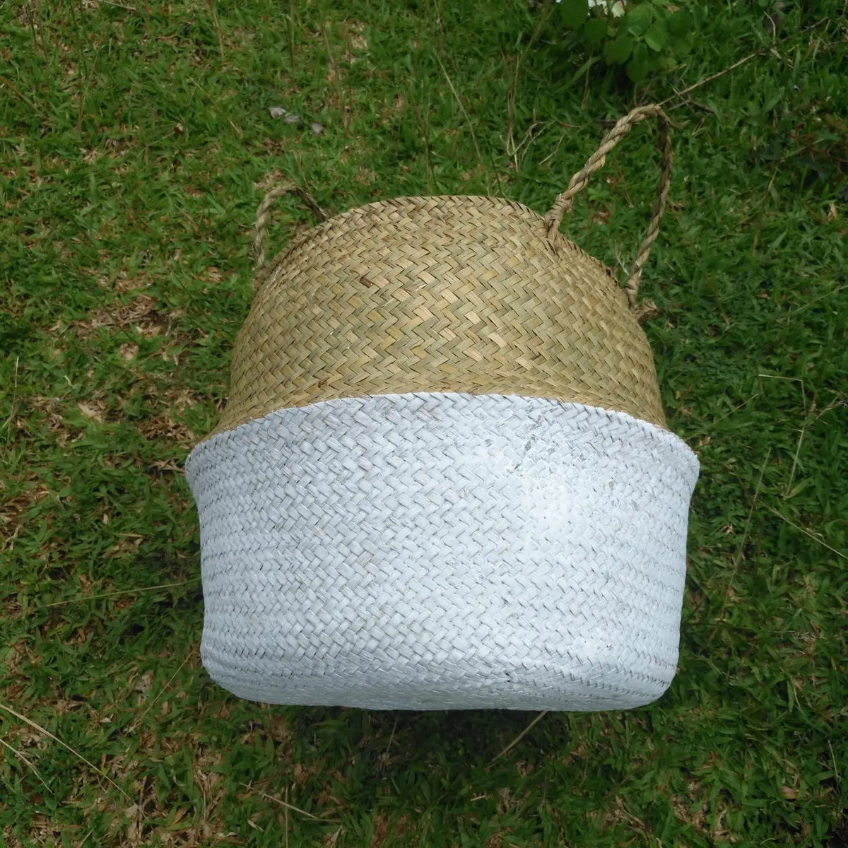 Vime Rattan Pendurado Flowerpot, Seagrass Cestas De Armazenamento, Folding Cestas De Lavanderia, Palha, Pastoral, Jardim, Planta, Decoração Home
