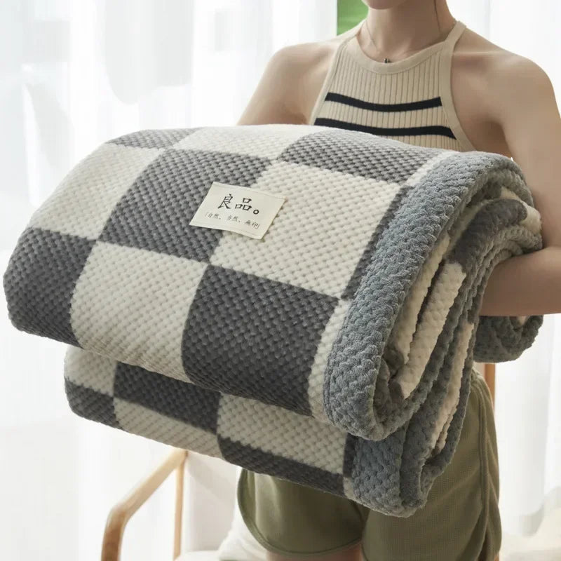 Cobertor de Malha de Chenille — Aconchego e Estilo para Seu Lar