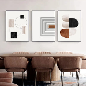 Branco preto linha arte lona impressões, geometria abstrata parede arte, cartazes decorativos para sala de estar, Nordic quarto decoração fotos