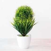 Plantas artificiais em vaso bonsai verde pequena árvore plantas flores falsas ornamentos em vaso para casa decoração do jardim festa decoração do hotel