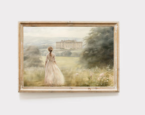 Orgulho e preconceito arte de parede impressão em tela pintura a óleo elizabethennet e mr darcy cottagecore cartazes decoração de casa