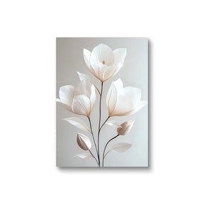1pc/3 pçs sem moldura nórdico bege peônia flores pintura em tela moderna floral botânico cartazes estética arte da parede decoração para casa