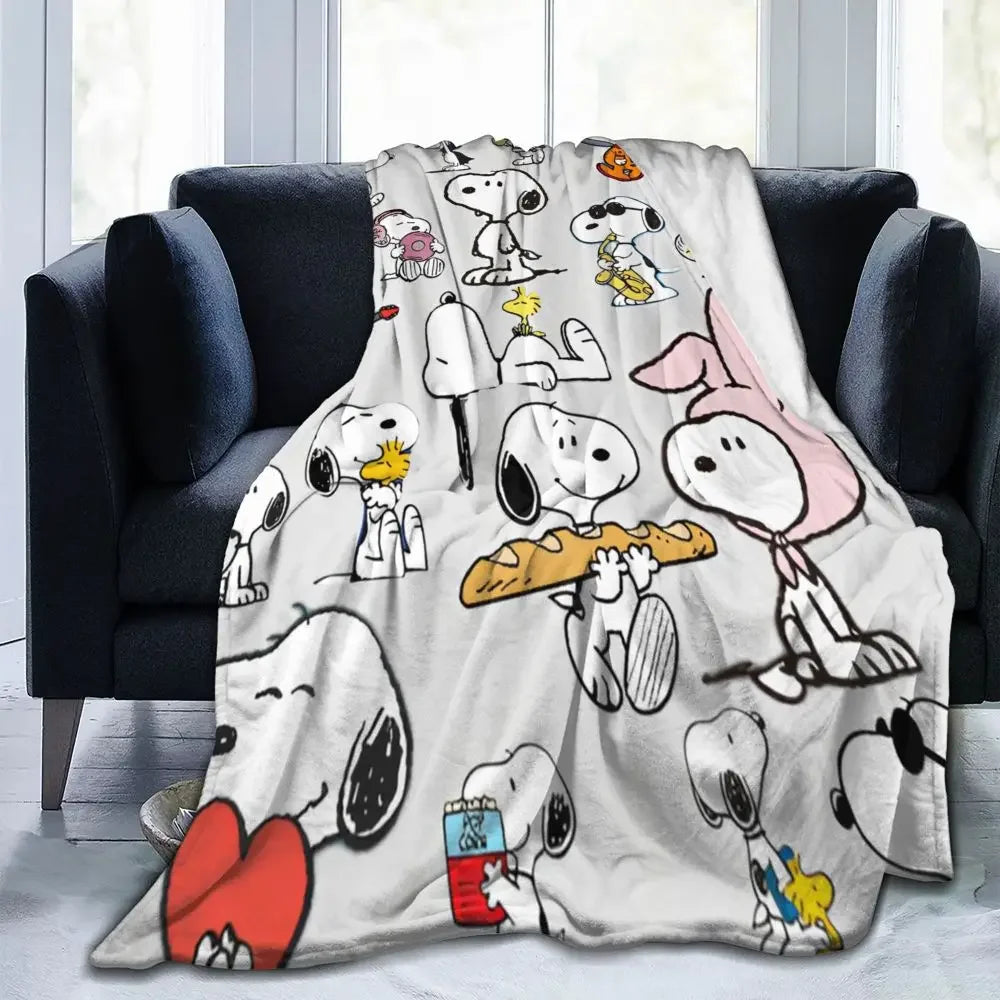 Cobertor Decorativo Snoopy — Aconchego e Estilo para Seu Lar