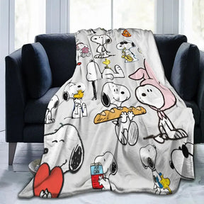 Cobertor Decorativo Snoopy — Aconchego e Estilo para Seu Lar