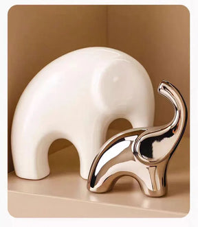 Família de Três Elefante Ornamento, Acessórios para casa, Sala, High-End Wine Cabinet Decorações, Acessível ornamento de luxo, TV Cabinet