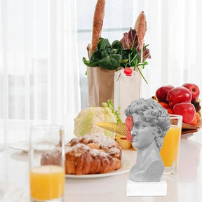 Figura nórdica moderna ornamento sorvete david estatueta decoração de casa escultura escritório estante desktop arte decoração david estátua