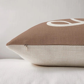Capa de almofada geométrica de linho marrom, decoração de casa, boa decoração de fronha para quarto, sofá, cadeira, cama, jardim, carro