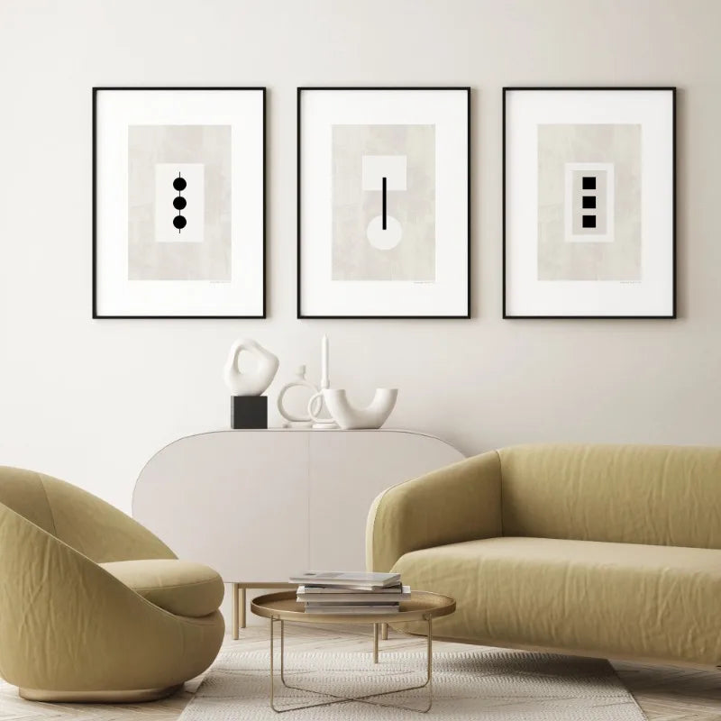 Minimalista abstrato preto e branco moderno japandi geométrico cartaz impressão pintura em tela galeria arte da parede para o quarto decoração casa