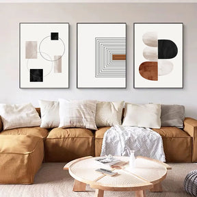 Branco preto linha arte lona impressões, geometria abstrata parede arte, cartazes decorativos para sala de estar, Nordic quarto decoração fotos