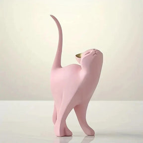 Resina Casais Estátuas Do Gato Para Decorações Home, Estatueta Animal, Criativo Europeu, Presente De Casamento, Escultura Decorativa