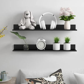 Liga de alumínio  Sala de estar  Prateleiras Flutuantes Sem perfuração Decoração de quarto  Prateleiras de parede  Rack de armazenamento para banheiro