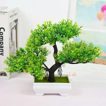 Pote Pequeno Artificial De Bonsai, Planta Falsa, Flores, Enfeites Em Vaso, Decoração De Mesa De Quarto De Casa, Decoração Do Jardim Do Hotel