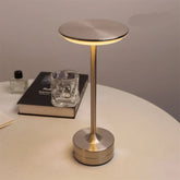 Simples carregamento led lâmpada de mesa restaurante bar lâmpada escurecimento atmosfera retro portátil carregamento toque usb lâmpada mesa