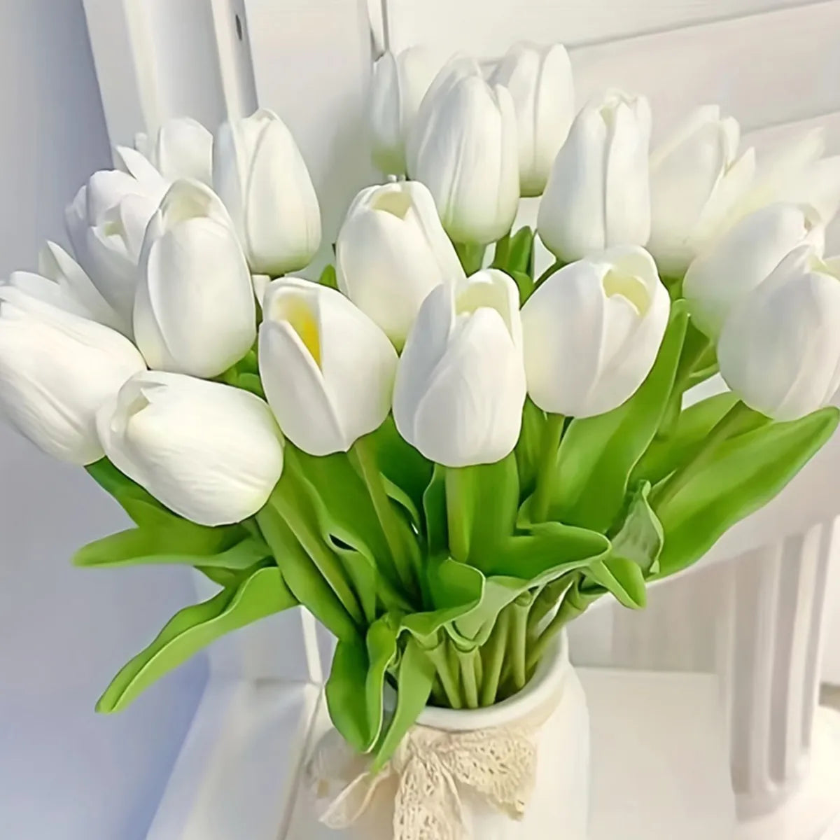 10 pçs flor artificial toque realista tulipa scrapbooking vaso decoração de casa casamento jardim arco guirlanda buquê do dia das mães diy