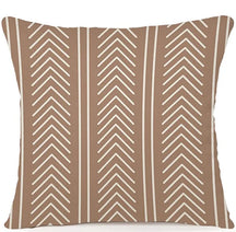 Capa de almofada geométrica de linho marrom, decoração de casa, boa decoração de fronha para quarto, sofá, cadeira, cama, jardim, carro
