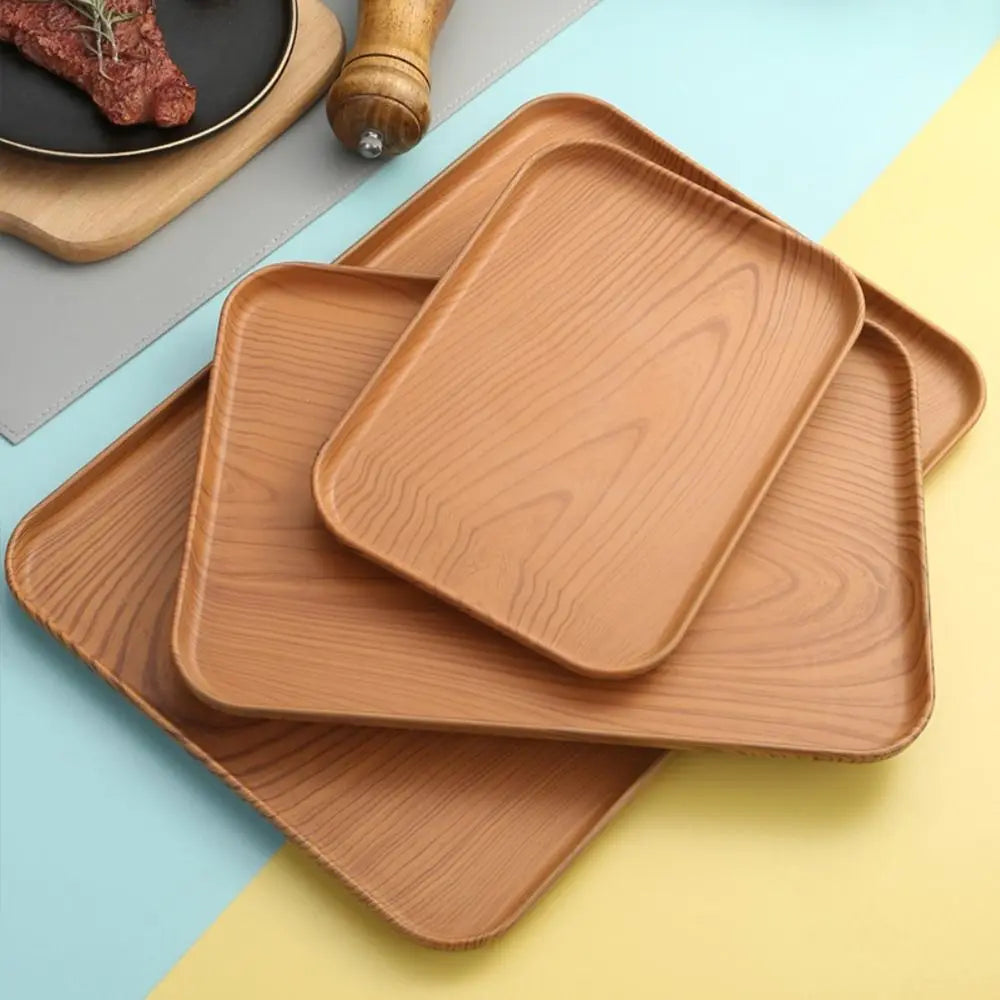 Bandeja de plástico nórdica pp para paletes, bandeja retangular para alimentos e pão, armazenamento doméstico, suprimentos de cozinha, bandeja de serviço de hotel, sobremesa