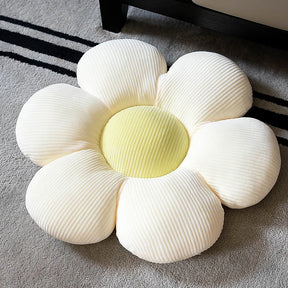 Almofada de flor de seis pétalas de pelúcia decoração de quarto feminino girassol configuração para crianças quarto assento travesseiro bay janela flor rosa