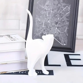 Resina Casais Estátuas Do Gato Para Decorações Home, Estatueta Animal, Criativo Europeu, Presente De Casamento, Escultura Decorativa