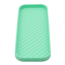 Bandeja de drenagem de silicone para talheres copo de água frutas vegetais pia da cozinha organizador bandeja de armazenamento esponja titular dispensador de sabão