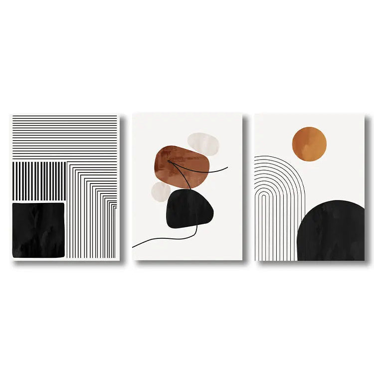 Branco preto linha arte lona impressões, geometria abstrata parede arte, cartazes decorativos para sala de estar, Nordic quarto decoração fotos